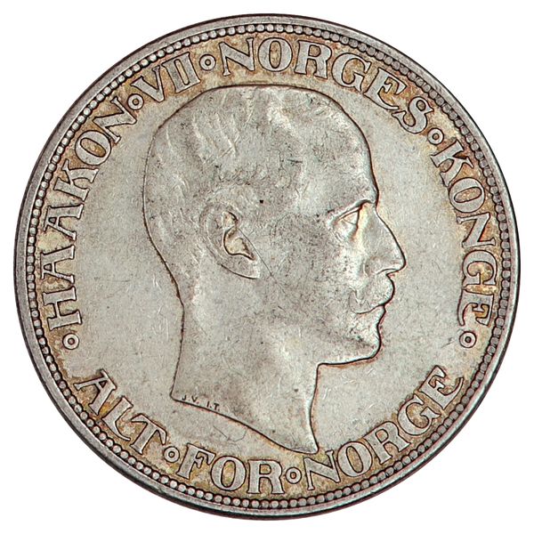 Hovedbilde 2 kroner 1913, kv. 1+