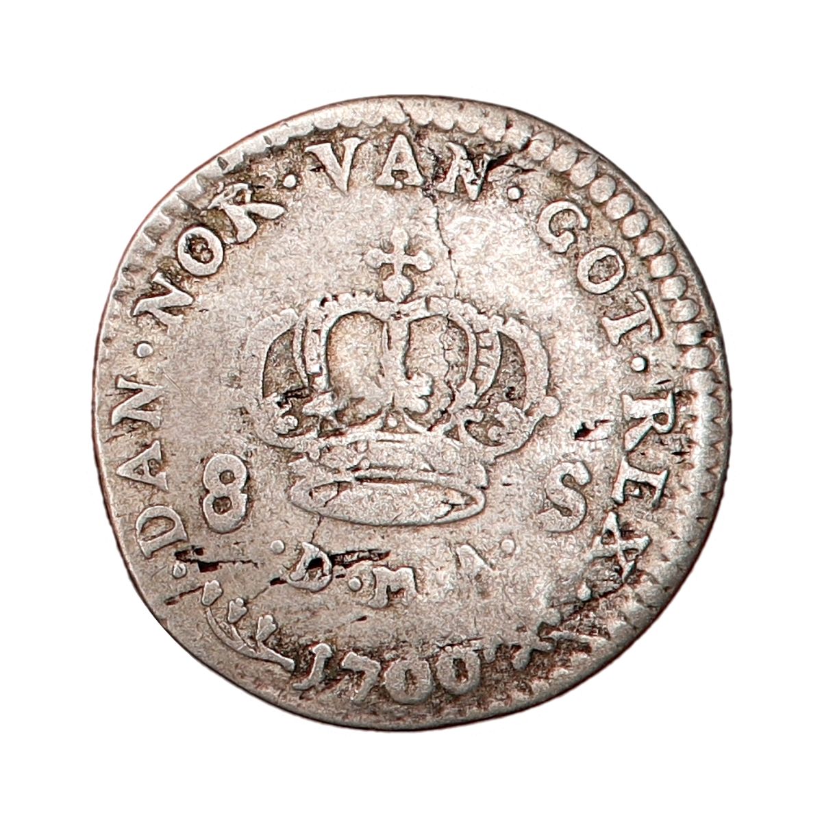 Frederik IV, 8 skilling 1700