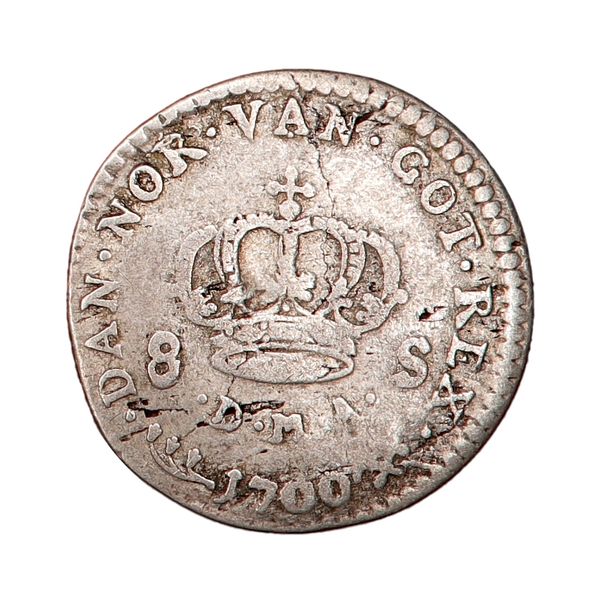 Hovedbilde Frederik IV, 8 skilling 1700