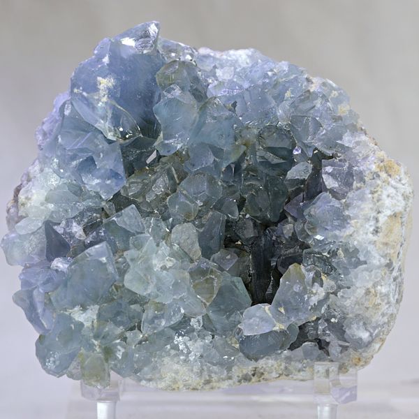 Hovedbilde Cølestinkrystallgruppe fra Madagaskar