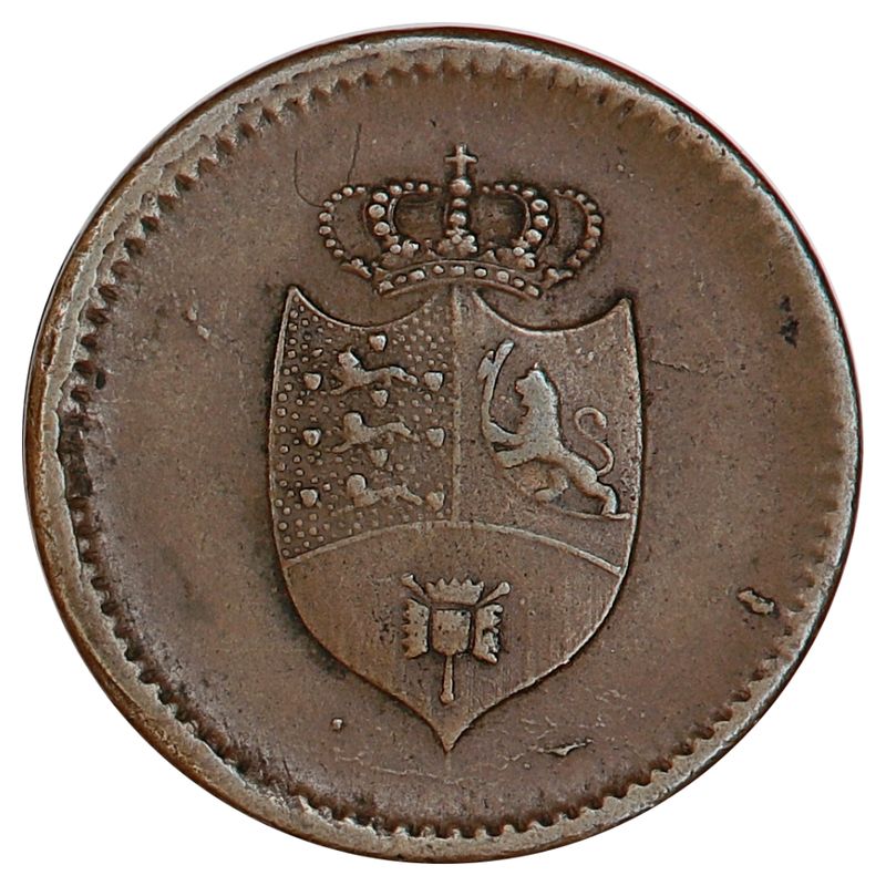 Frederik VI, 12 skilling rigsbanktegn 1813, Kongsberg