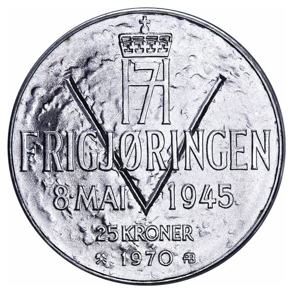 Hovedbilde SPOT +2%. Investeringssølv, norske minnemynter (485 gram rent sølv)