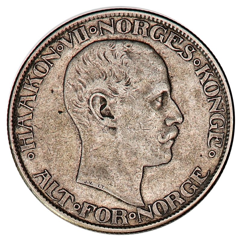 2 kroner 1908, kv. 1