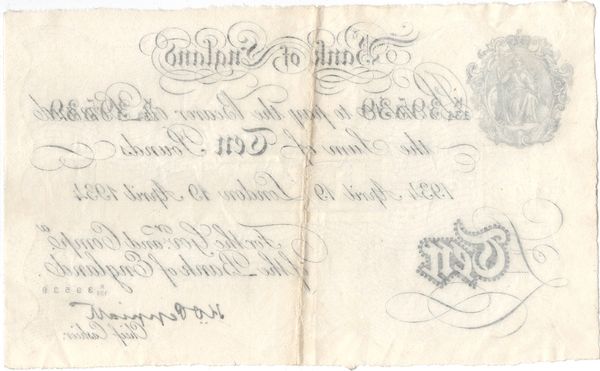 Hovedbilde WW2-forfalskning, 10 pounds 