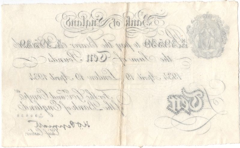WW2-forfalskning, 10 pounds 