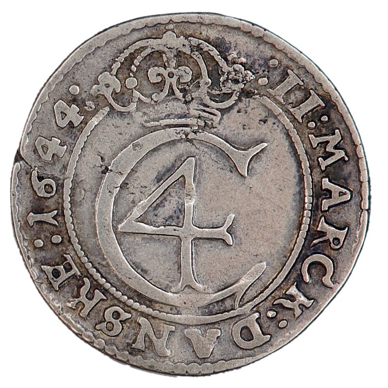 Christian IV, 2 mark 1645, Hebreer