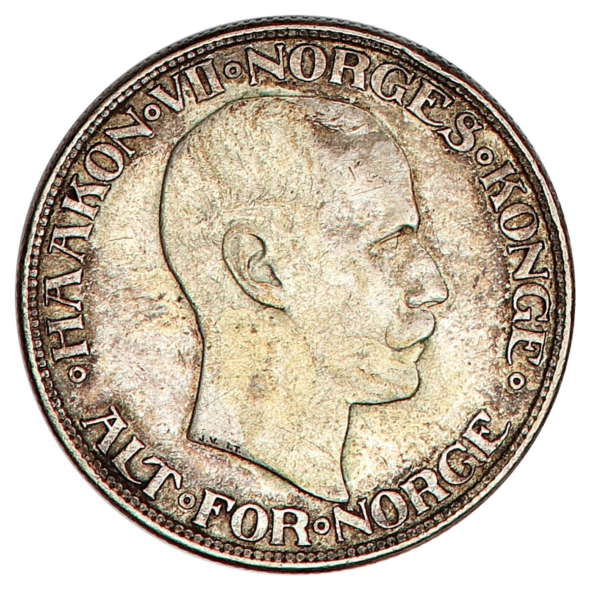 2 kroner 1916, kv. 1+, kh