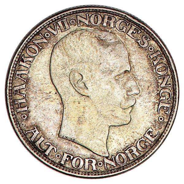 Hovedbilde 2 kroner 1916, kv. 1+, kh