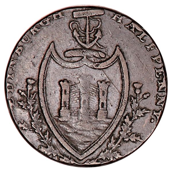 Hovedbilde Skottland, Halfpenny 1790