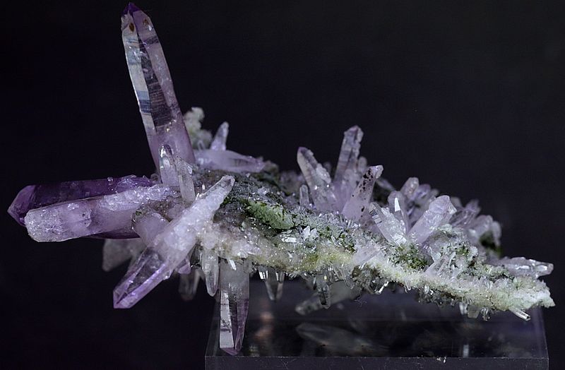Dekorativ ametystkrystallgruppe, Veracruz, Mexico
