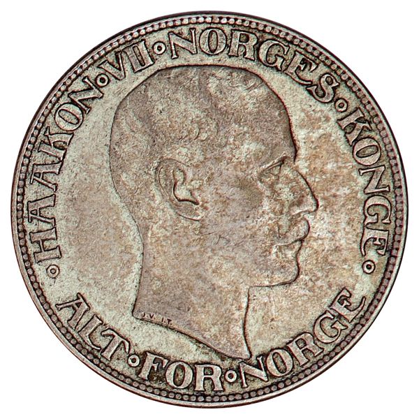 Hovedbilde 2 kroner 1914, kv. 1/1+