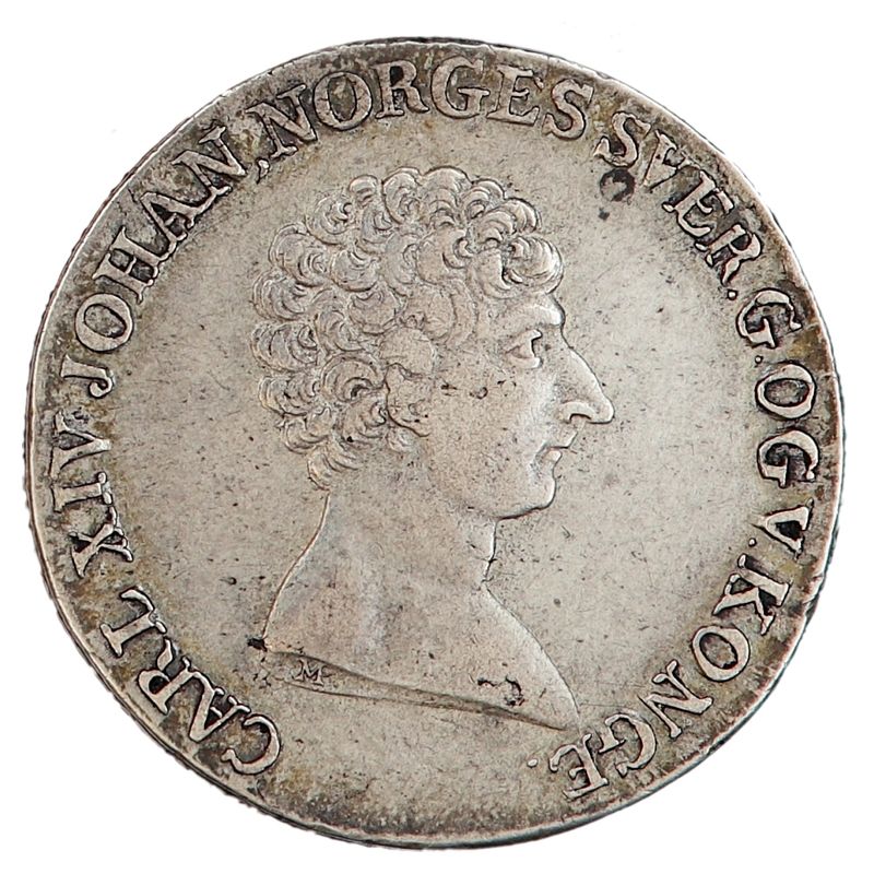 Carl XIV Johan, 1/2 speciedaler 1821