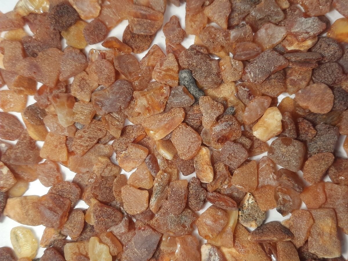 100 gram upolert baltisk rav (amber)