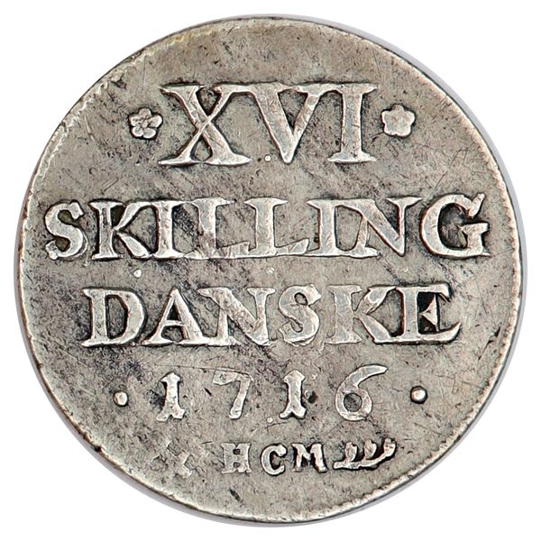 Hovedbilde Frederik IV, 16 skilling 1716