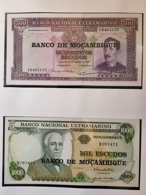 Hovedbilde Mosambik, 50-1000 escudos 1975