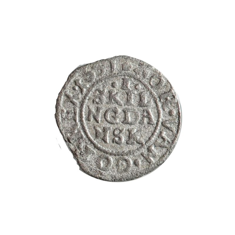 Frederik III, 1 skilling 1657, kv. god 1