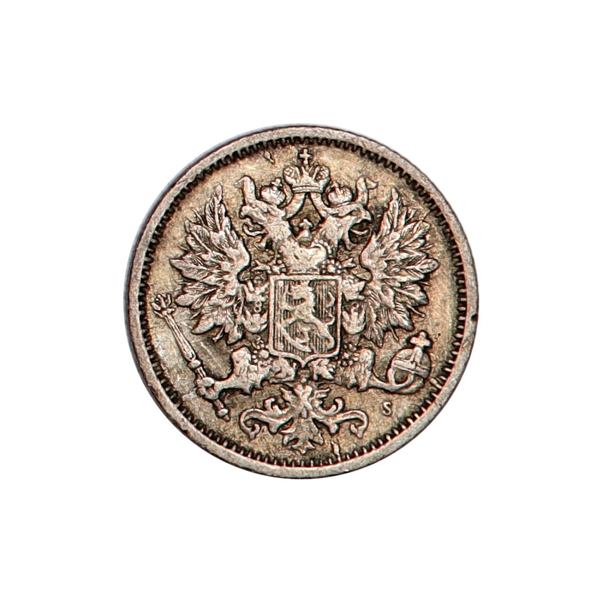 Finland, 25 penniä 1872
