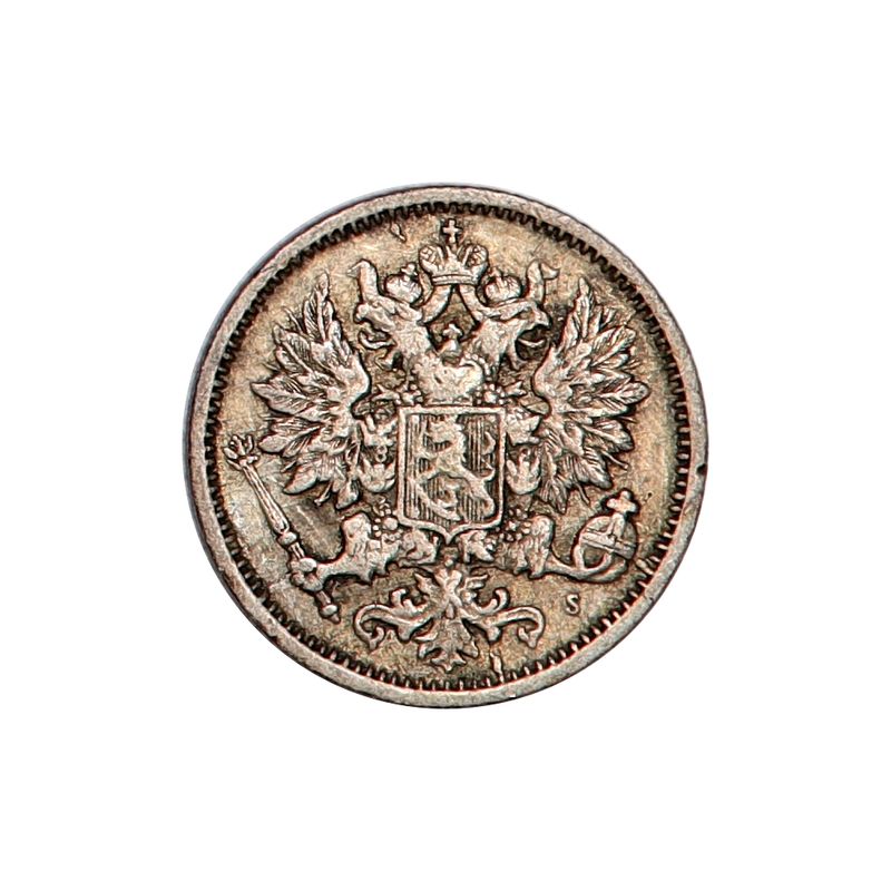 Finland, 25 penniä 1872