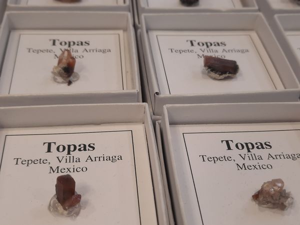 Hovedbilde Topas i gaveeske, San Luis Potosí, Mexico