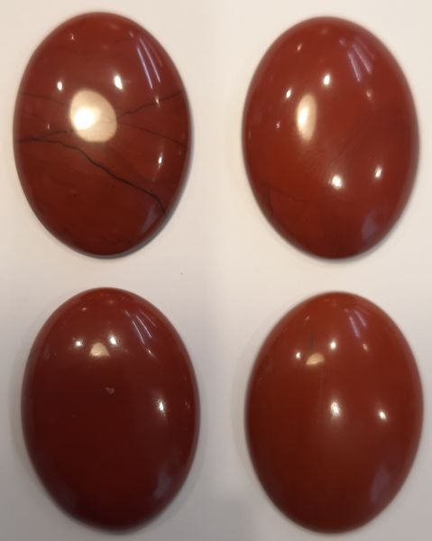 Hovedbilde Cabochon, rød jaspis (