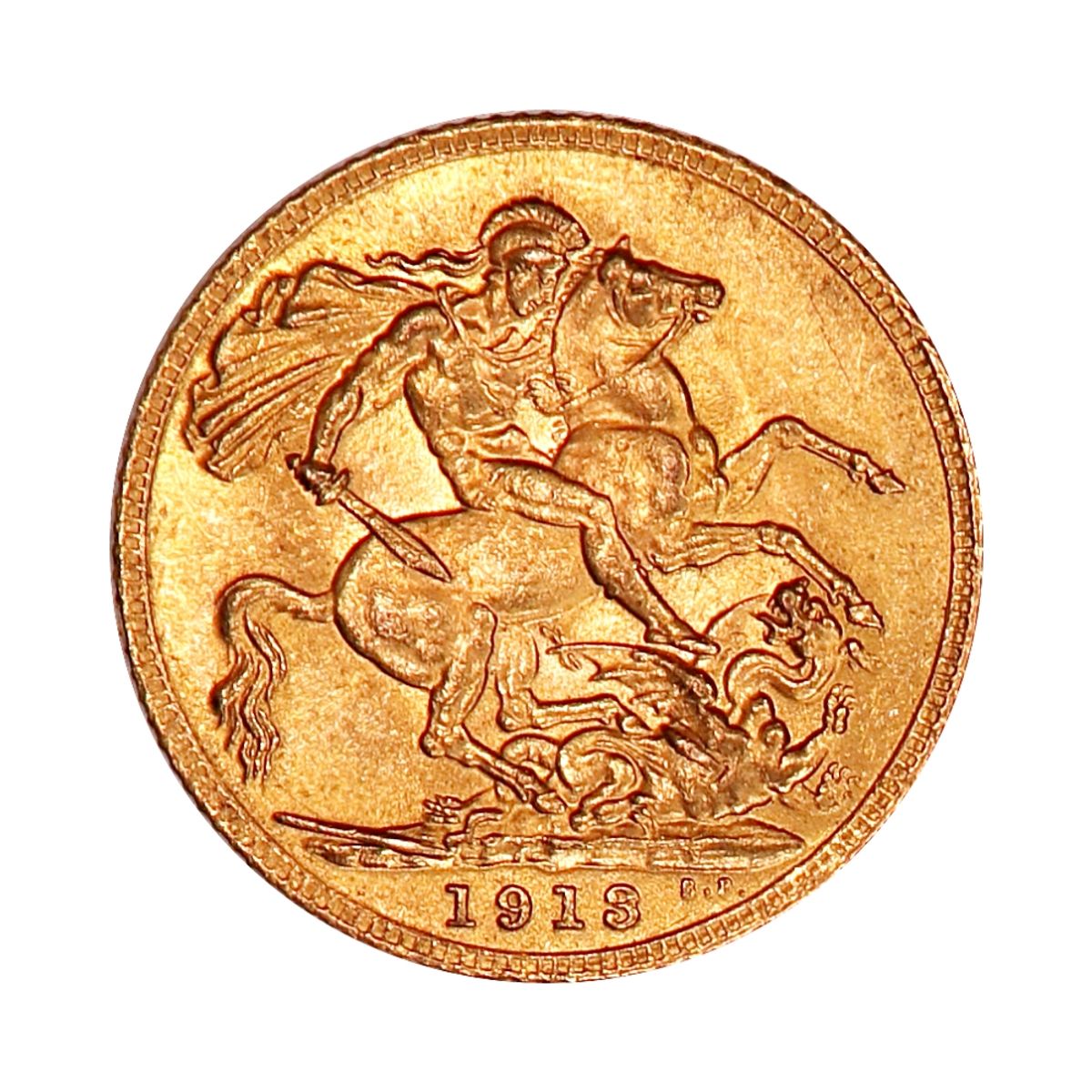 Storbritannia, 1 sovereign 1913, 7,32 g gull