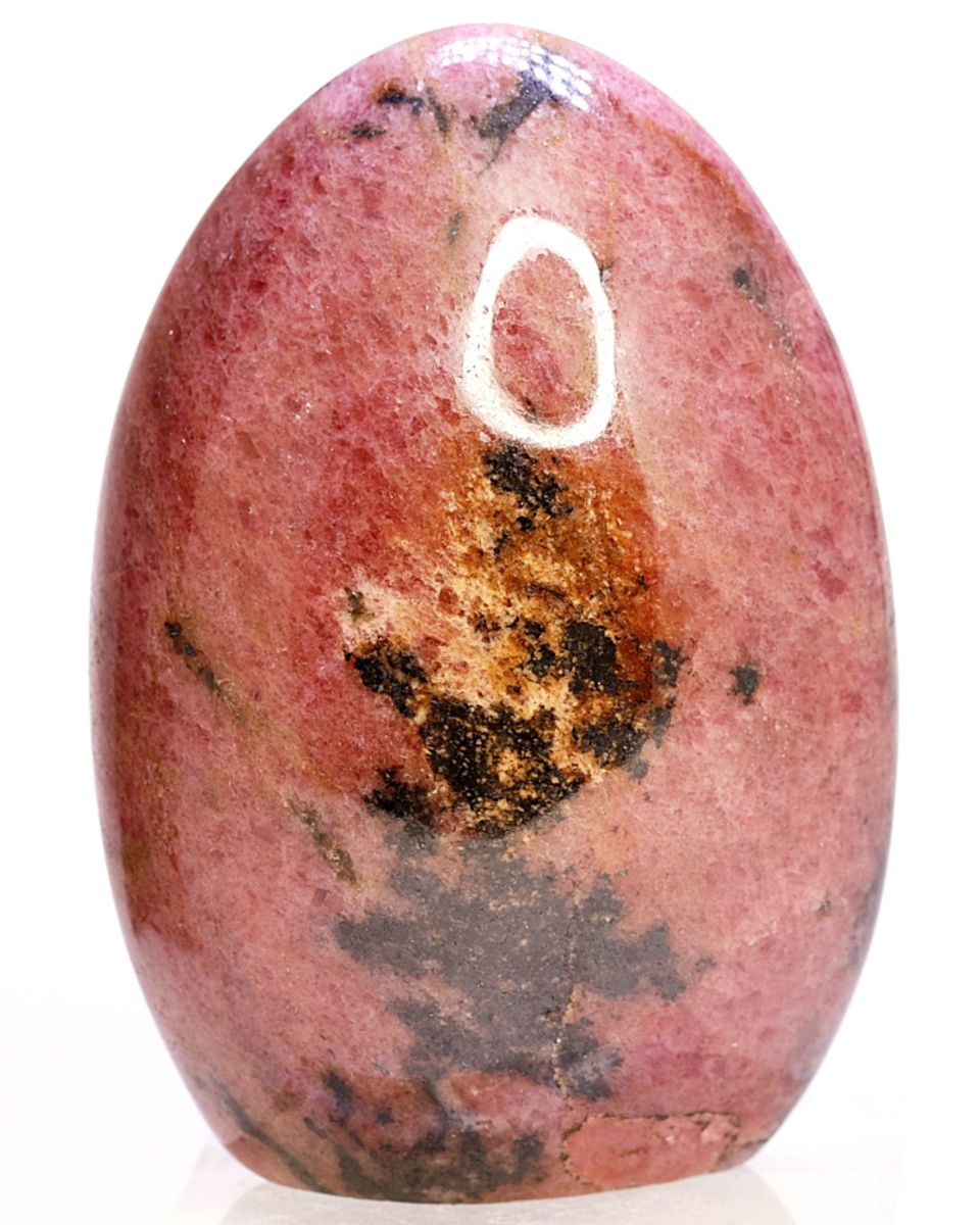 Rhodonitt, helslipt skulptur