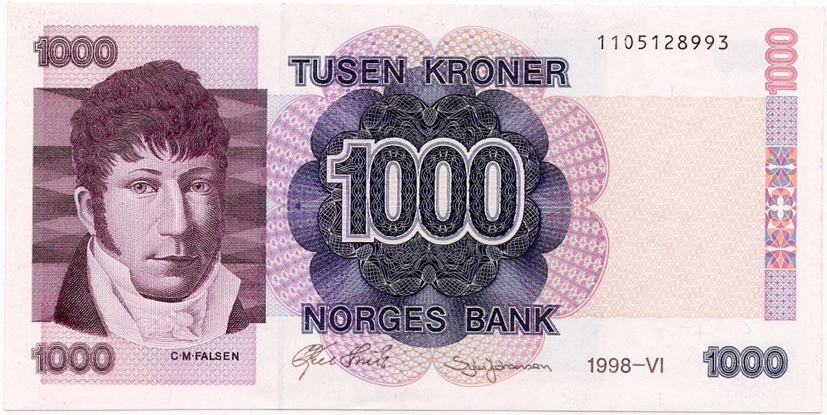 1000 kroner 1998, kv. 01