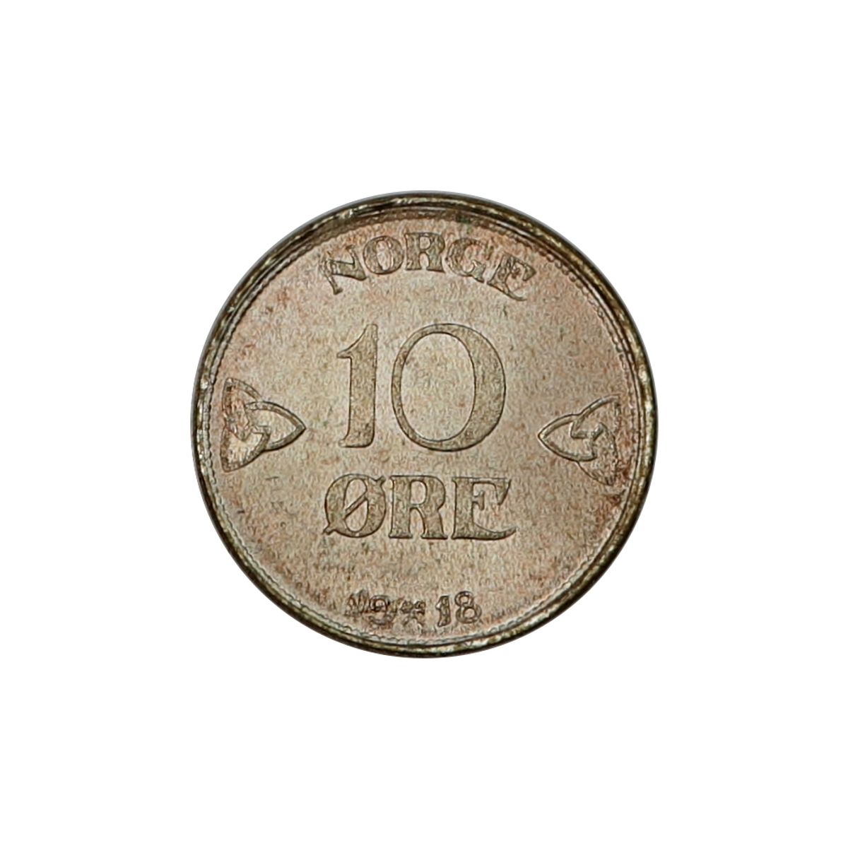10 øre 1918, kv. 0