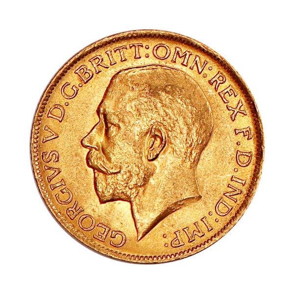 Hovedbilde Storbritannia, 1 sovereign 1913, 7,32 g gull