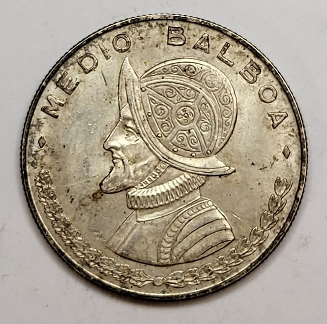 Hovedbilde Panama, halv Balboa 1961
