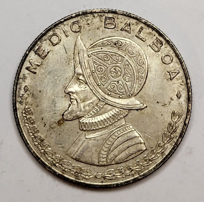 Panama, halv Balboa 1961